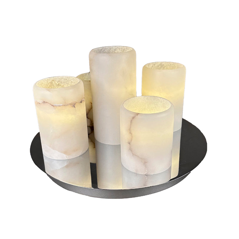 Bellefeu discus table on battery - Authentage